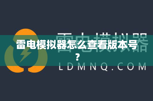 雷电模拟器怎么查看版本号？-第1张图片-雷电模拟器官网下载-电脑版安卓模拟器官方资源